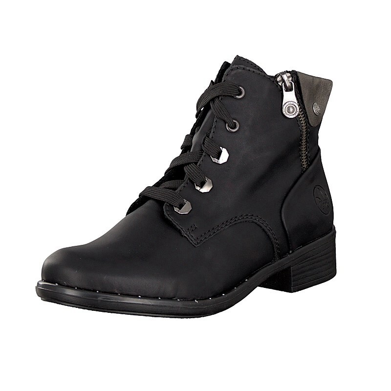 Botas Rieker 77840-01 Para Mulher - Pretas